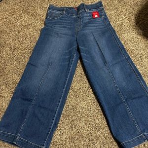 Spanx Seamed Front Wide Leg Jeans